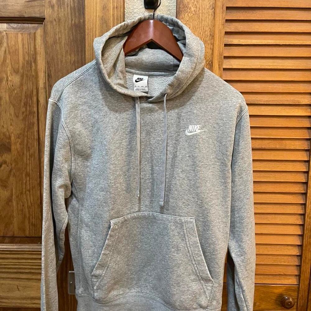 Gray Nike hoodie